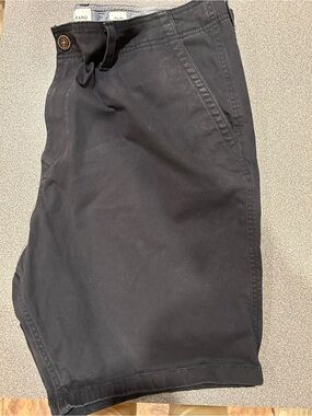 Lucky Brand Men’s Dark Navy Cotton Chino Shorts